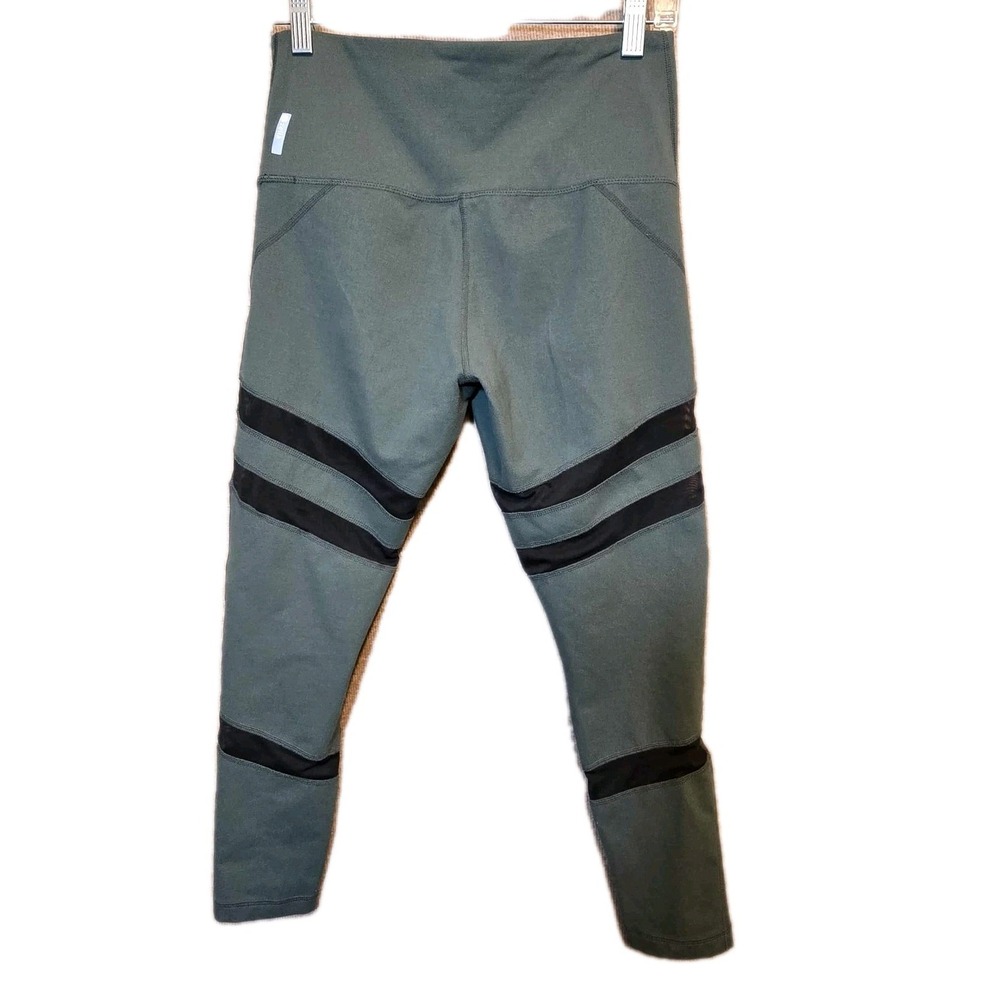 🟢 Zella 'Live In' High Waist Leggings‎ Green Striped Sz M – Activewear, Yoga